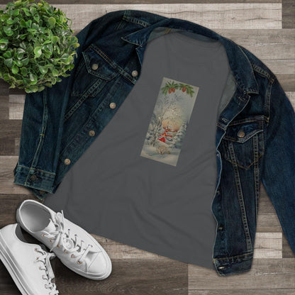 Glittery Winter Village Tee - Sparkle This Season! ✨🎄 Women's Softstyle Tee - Whippie's