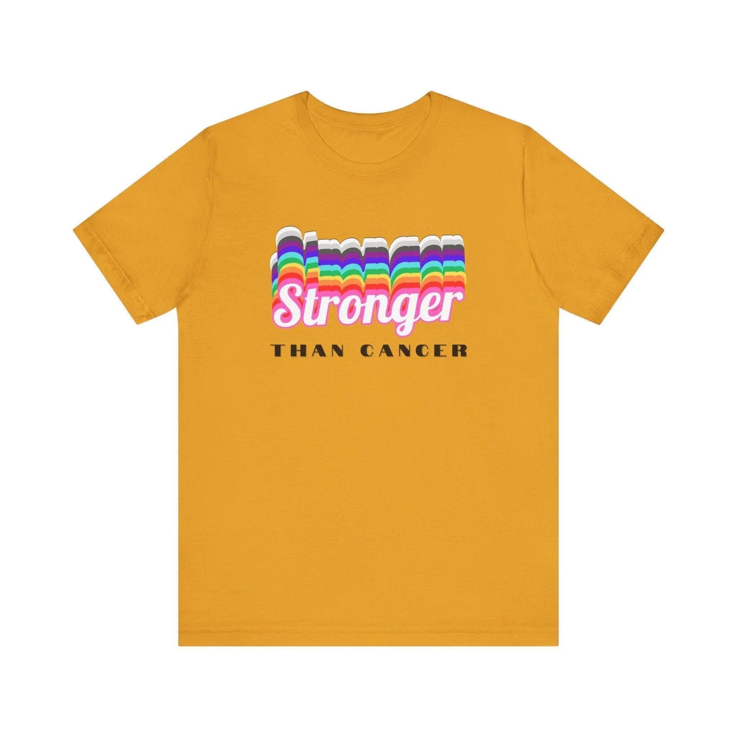 💪 Stronger Than Cancer 🎗️ Unisex Jersey Tee ✨ Show your support, wear your strength. - Whippie's