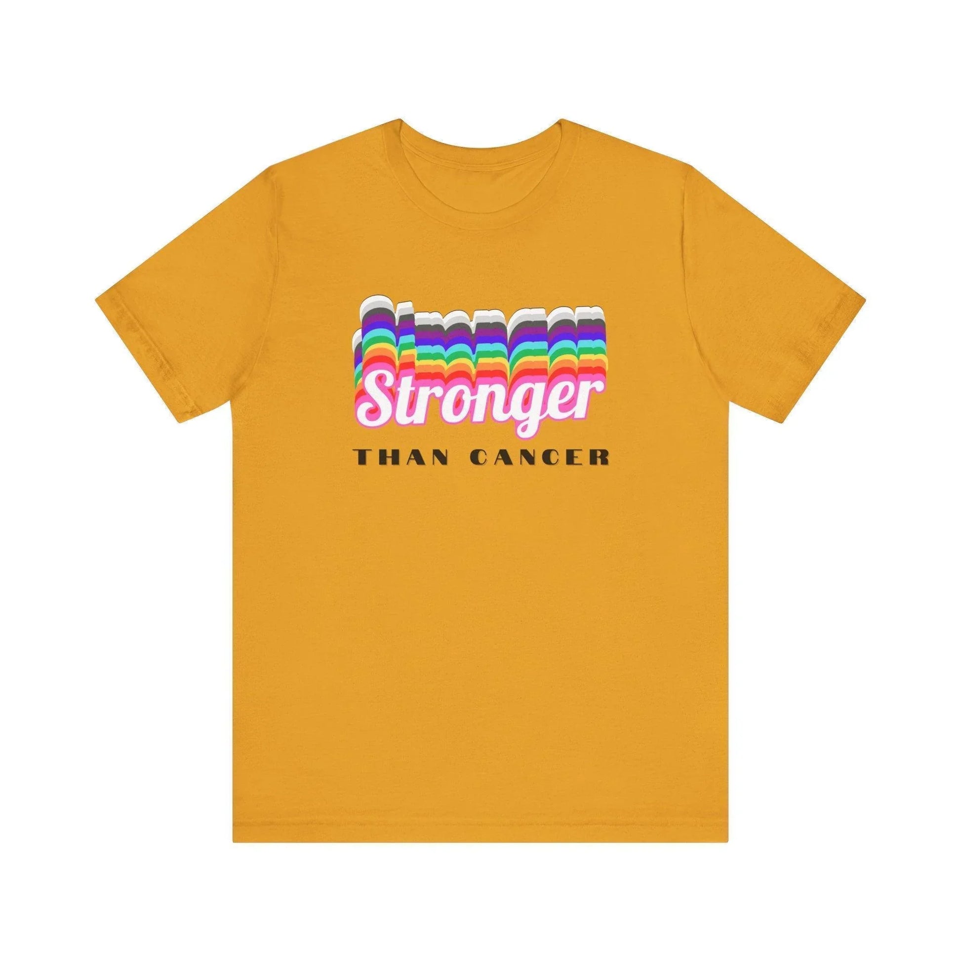 💪 Stronger Than Cancer 🎗️ Unisex Jersey Tee ✨ Show your support, wear your strength. - Whippie's