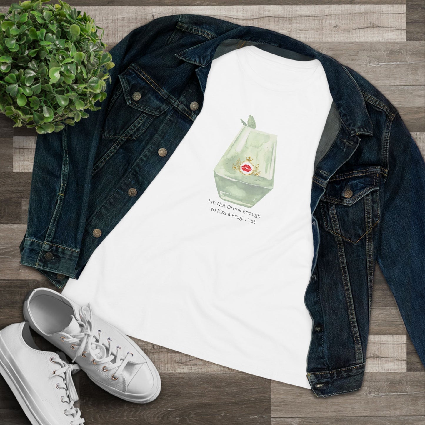 Frog Cocktail Shirt - I’m Not Drunk Enough to Kiss a Frog Yet