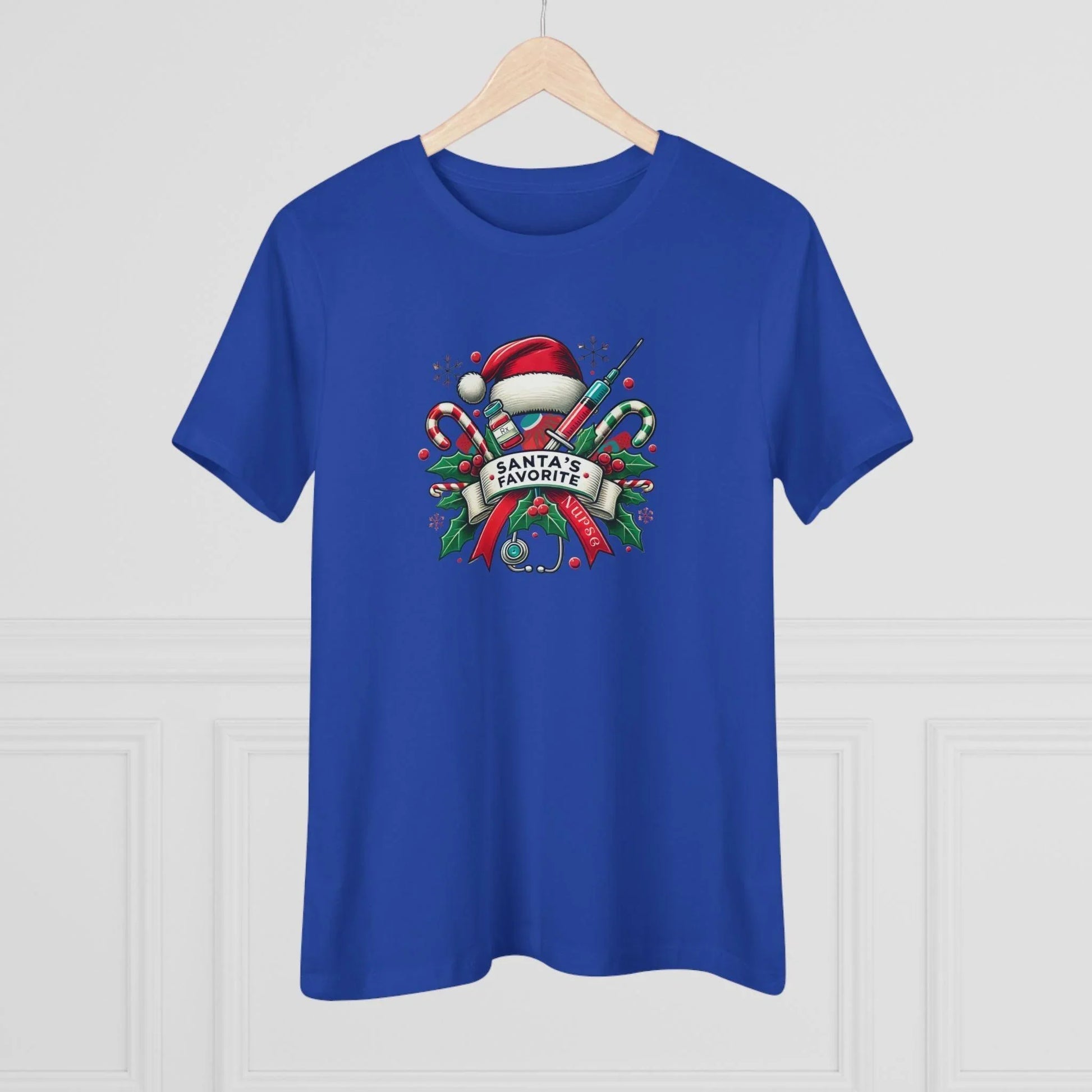 Santa's Favorite Nurse - Women's Softstyle Tee - Whippie's