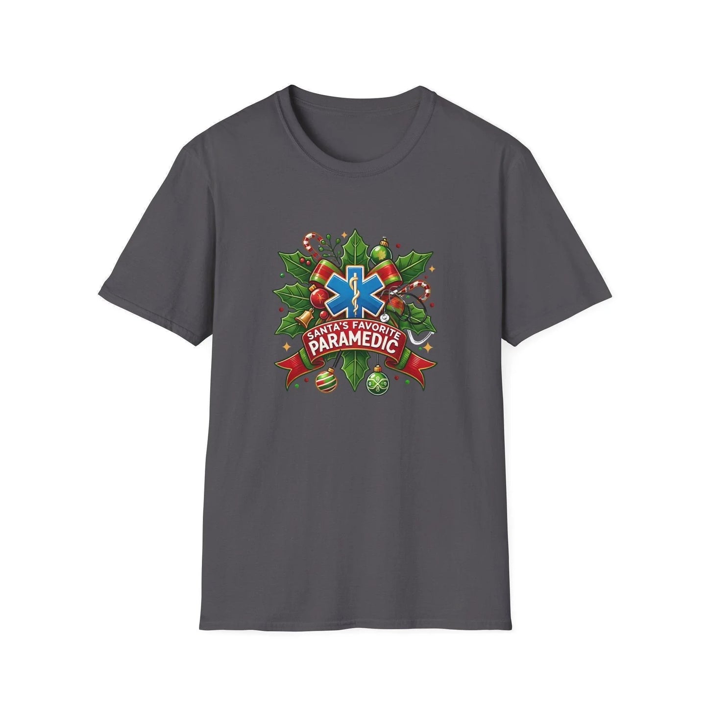 Santa's Favorite Paramedic Unisex Tee 🚑🎅 - Whippie's