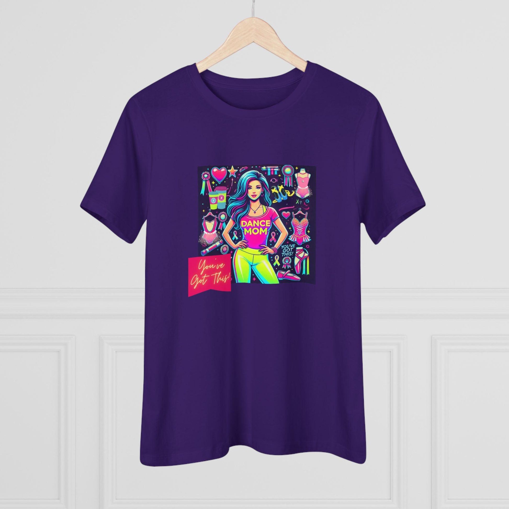 Dance Mom: You've Got This - Stylish Brunette Mom - Women's Softstyle Tee Celebrate Your Inner Dance Mom! - Whippie's