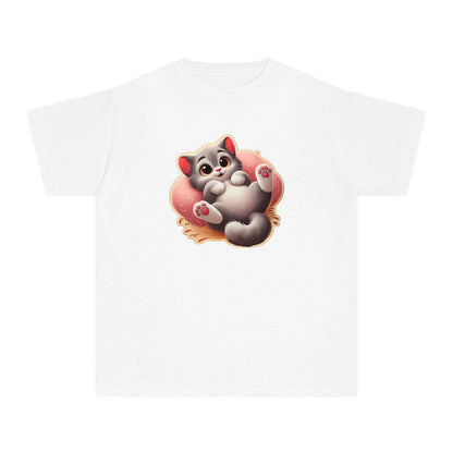 😻 Kitten Cuddle Time 💖 Youth Midweight Tee ✨ Purr-fectly adorable! - Whippie's