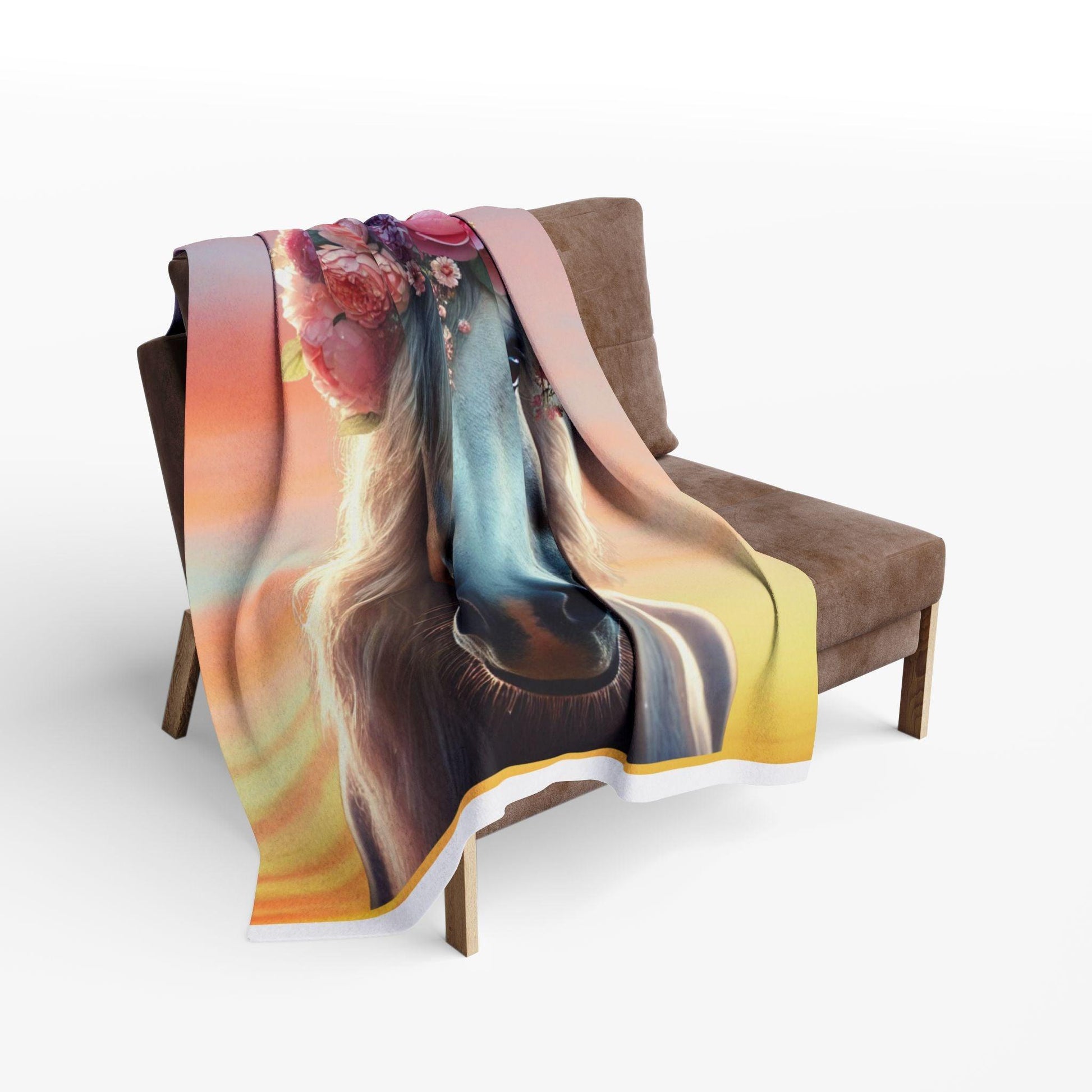 Horse Dreams Arctic Fleece Blanket - Cozy Up with Equestrian Charm! 🐴✨ - Whippie's