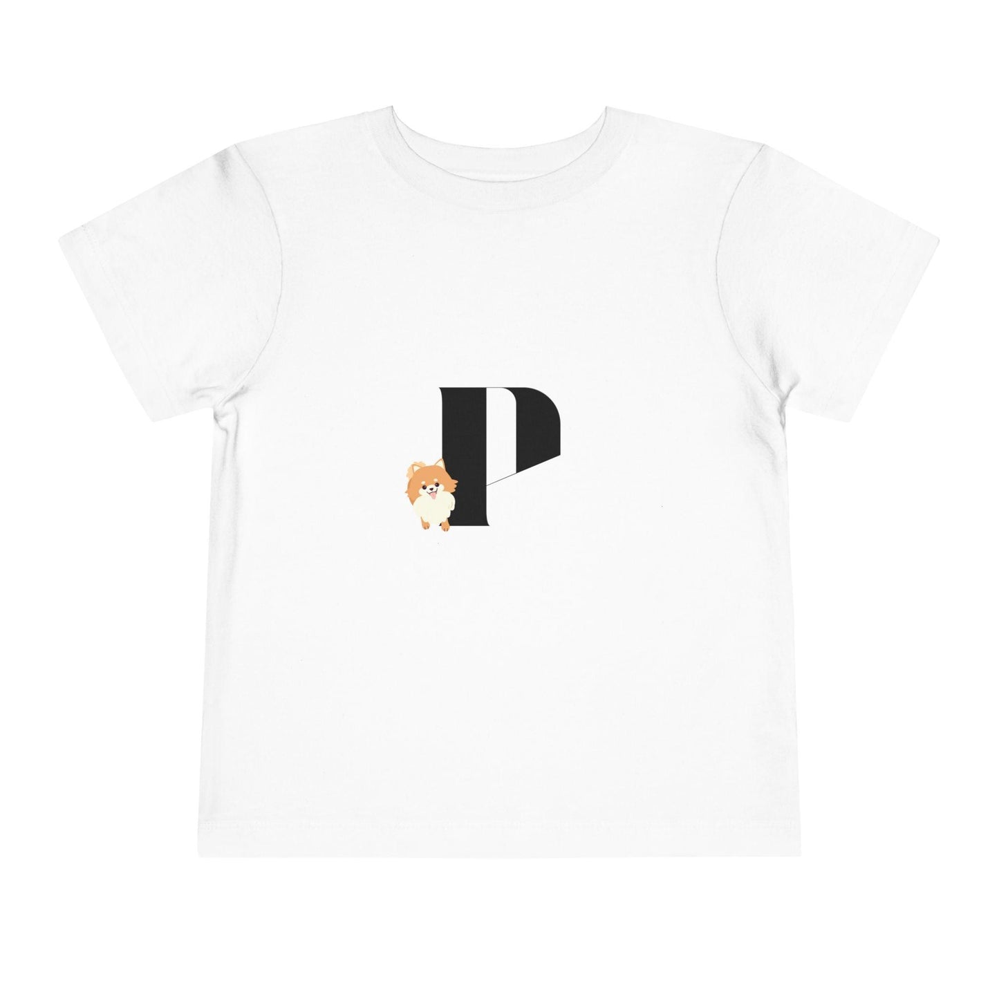 Alphabet Adventures: Letter P - Pomeranian Dog Toddler T-shirt - Whippie's