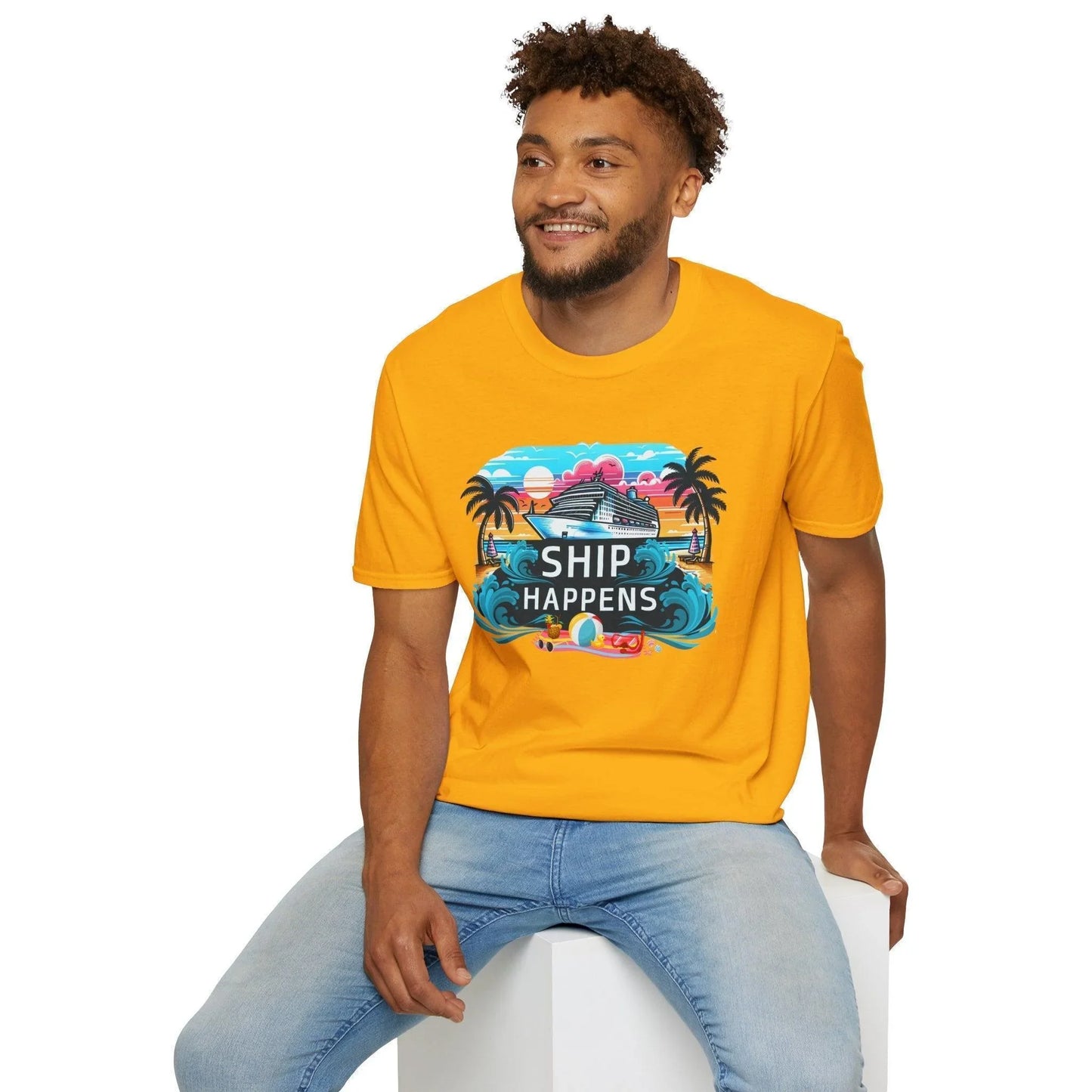 Ship Happens 🛳️🌊 Unisex Tee 🌴 (It's all part of the adventure! 😉) - Whippie's