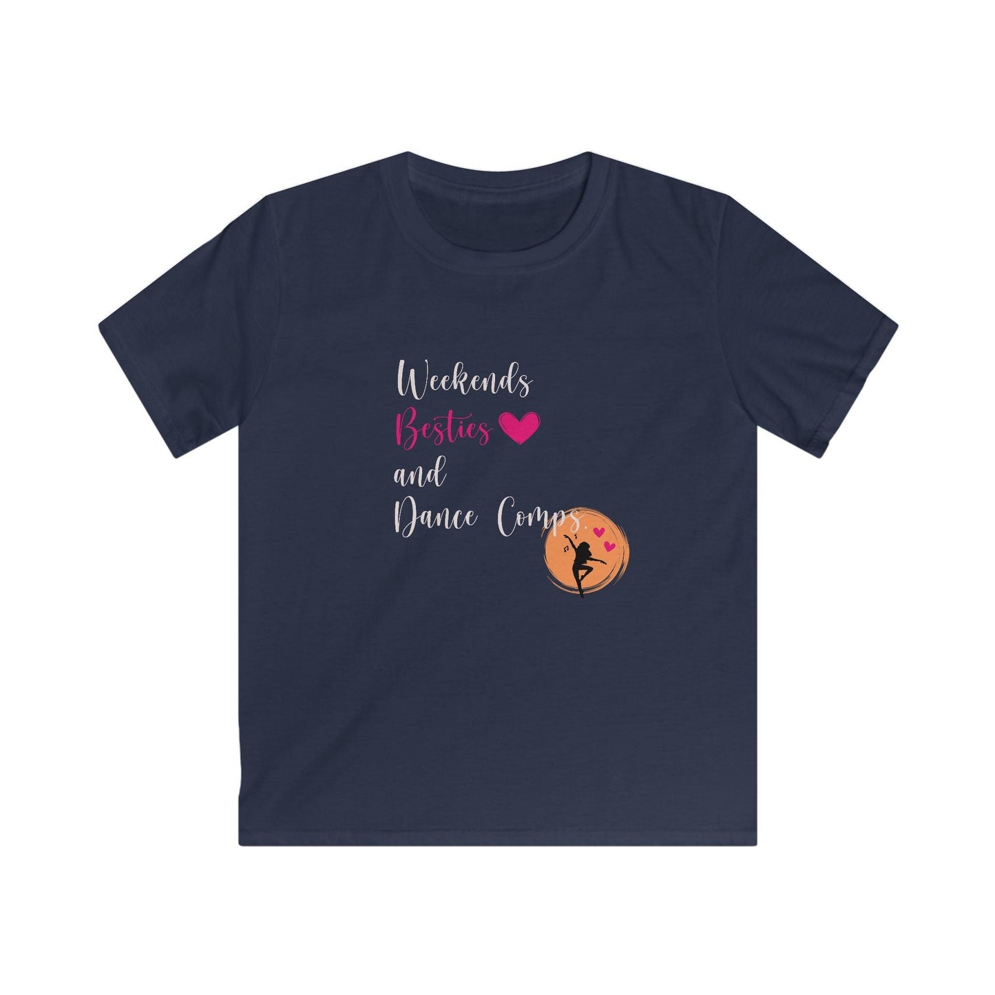Weekends, Besties, & Dance Comps Youth Tee - 👯‍♀️💖 Dance Friends Make the Best Friends! 💖👯‍♀️ - Whippie's