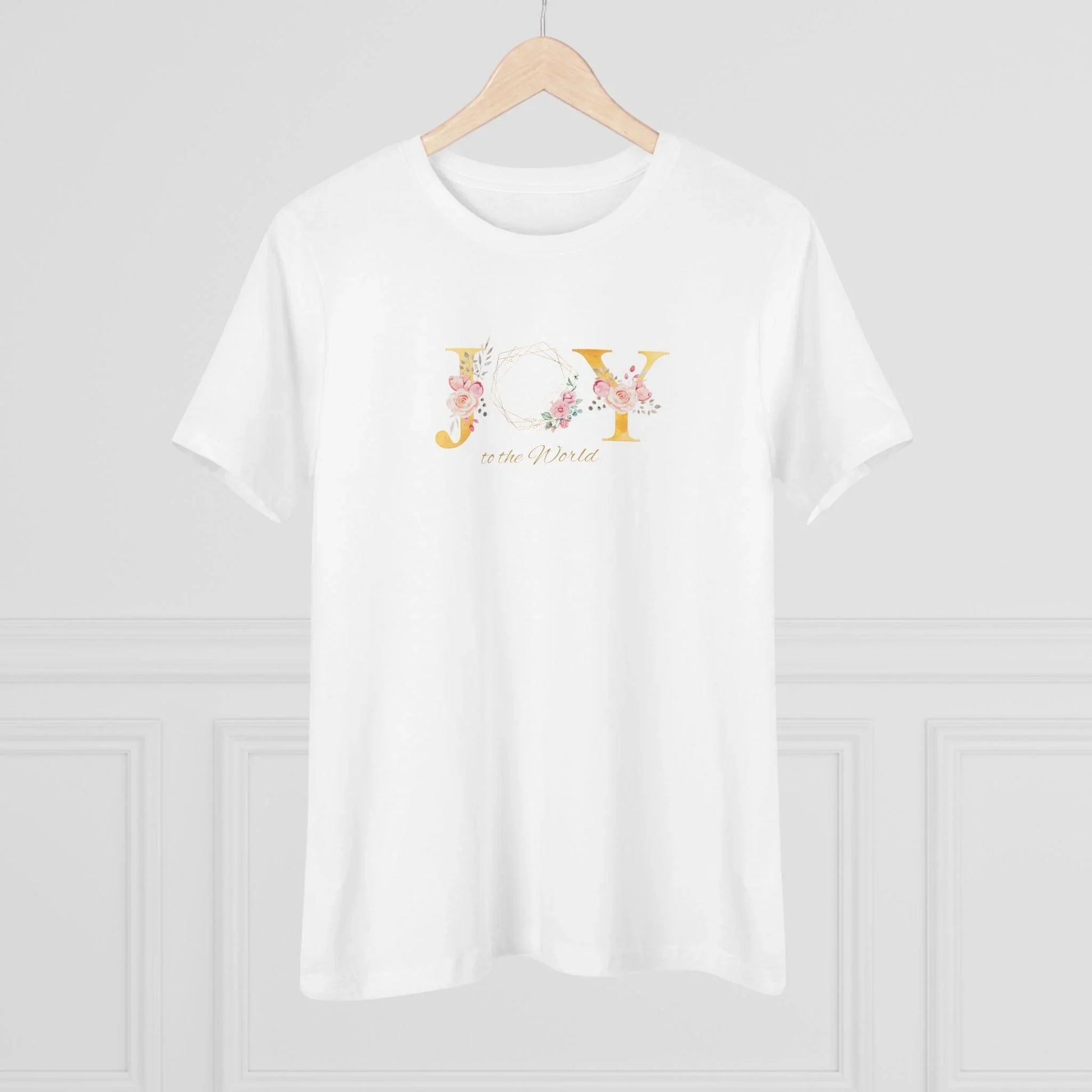 JOY to the World Women's Softstyle T-Shirt 🎄🌎💐 ✨ - Whippie's