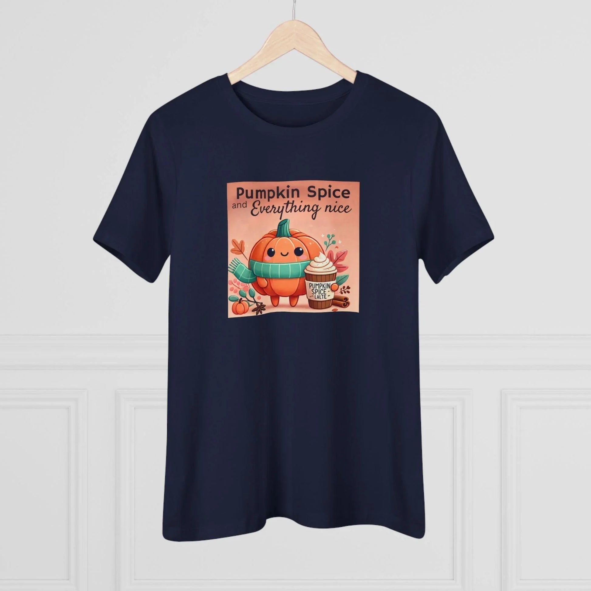 Cute Pumpkin: Pumpkin Spice and Everything Nice - Women's Softstyle Tee - Whippie's