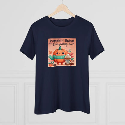 Cute Pumpkin: Pumpkin Spice and Everything Nice - Women's Softstyle Tee - Whippie's