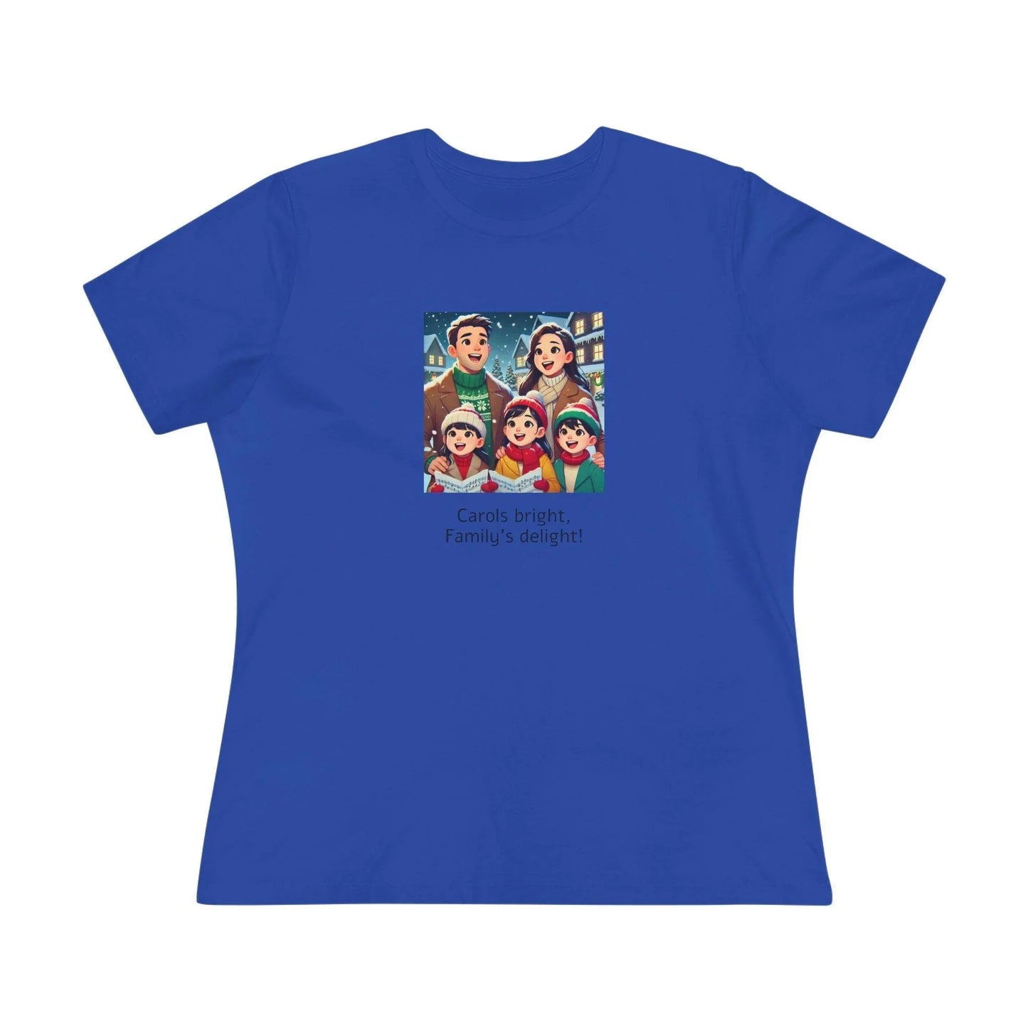Carols bright, Family's delight! - Women's Softstyle Tee - Whippie's