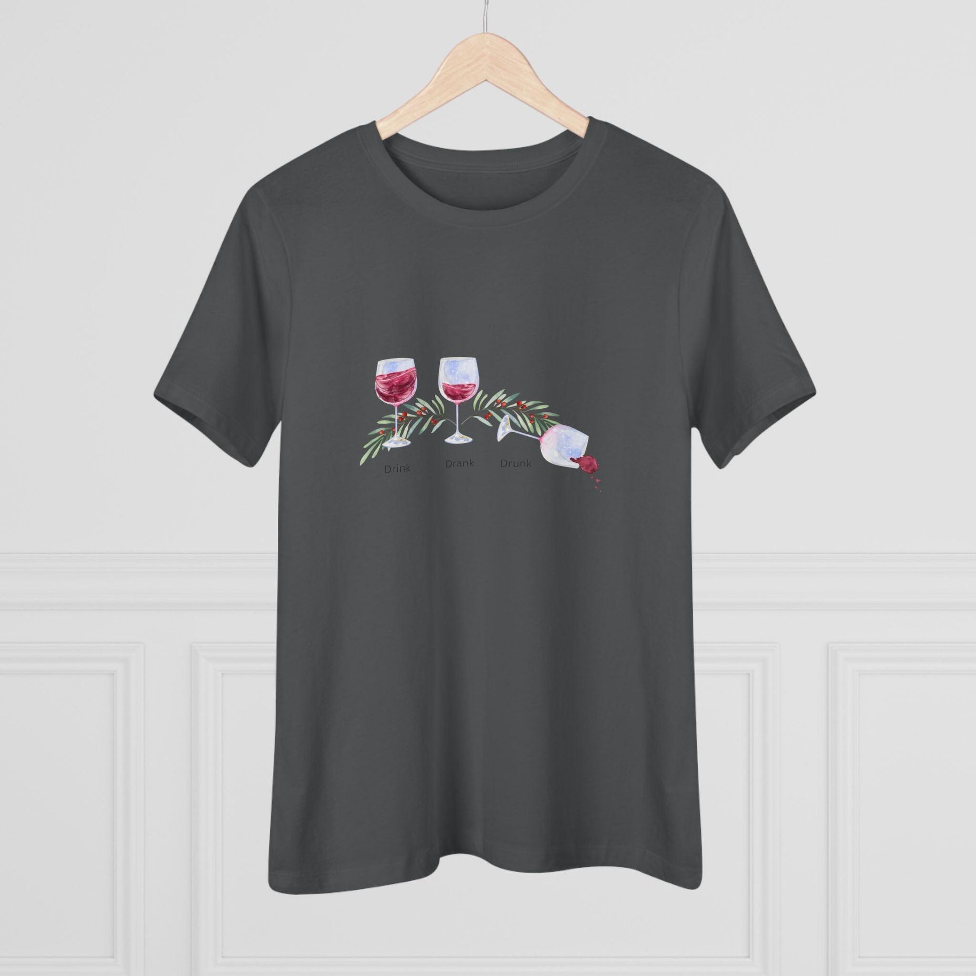 Drink, Drank, Drunk - Christmas Edition - 'Tis the Season to be Tipsy! 🍷🎄 - Women's Softstyle Tee - Whippie's