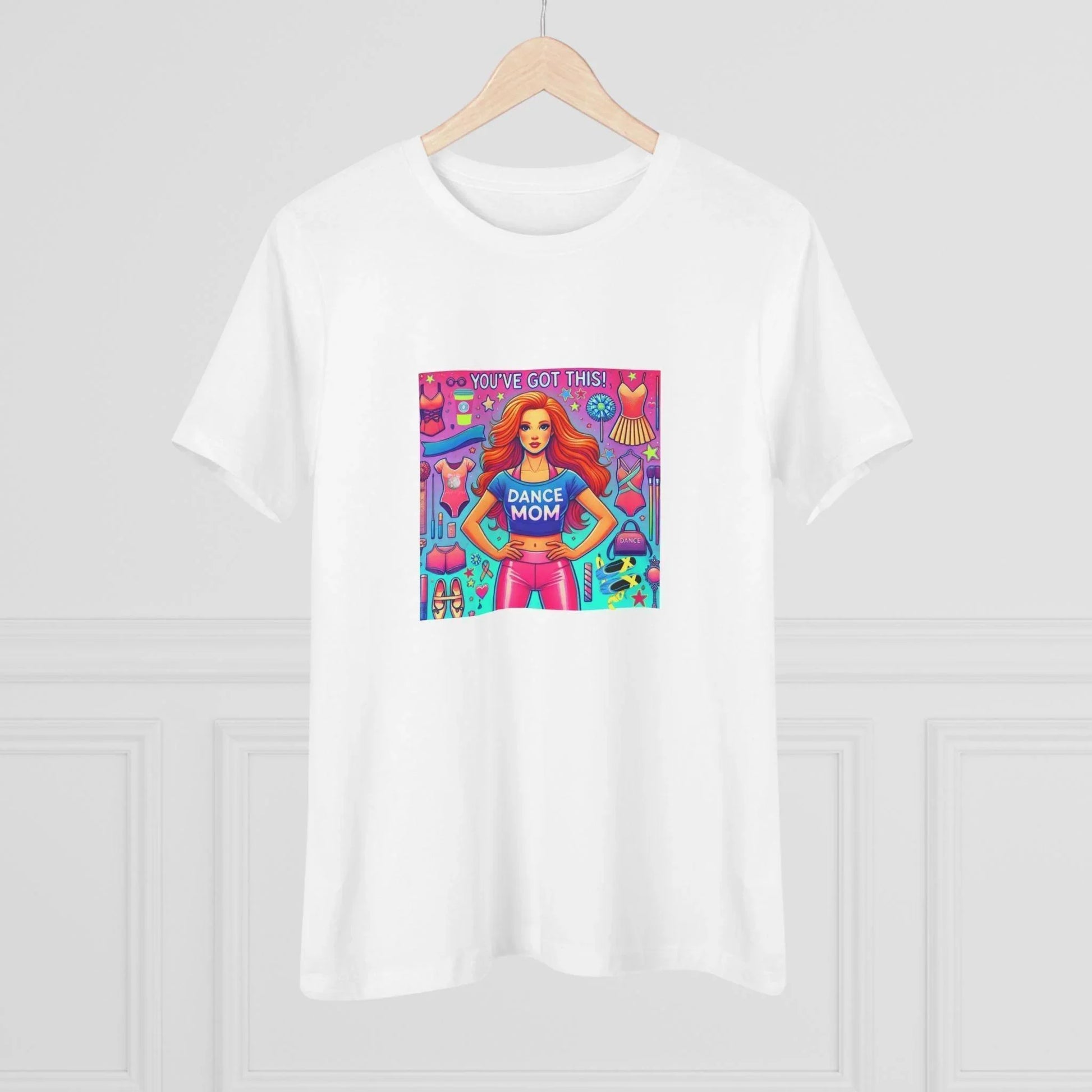 Dance Mom: You've Got This - Red Hair Mom - Women's Softstyle Tee - Whippie's