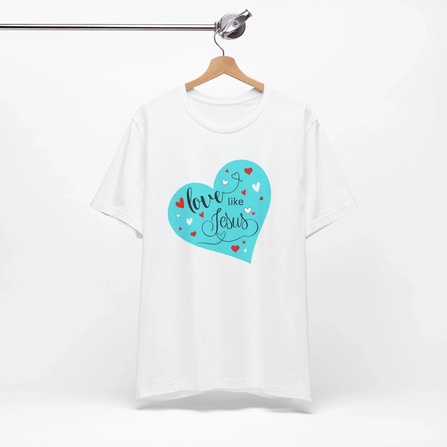 💙 Love Like Jesus ❤️ Unisex Jersey Tee ✨ Spread love and kindness. - Whippie's