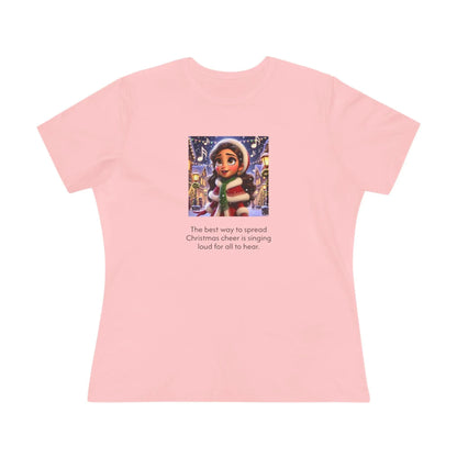 Caroler - Christmas Cheer - BHBE Girl - Women's Softstyle Tee - Whippie's
