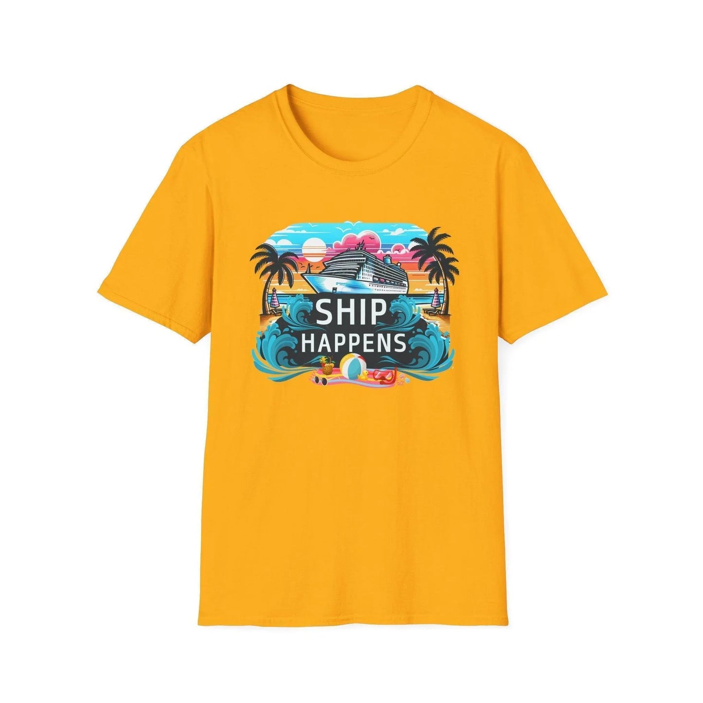 Ship Happens 🛳️🌊 Unisex Tee 🌴 (It's all part of the adventure! 😉) - Whippie's