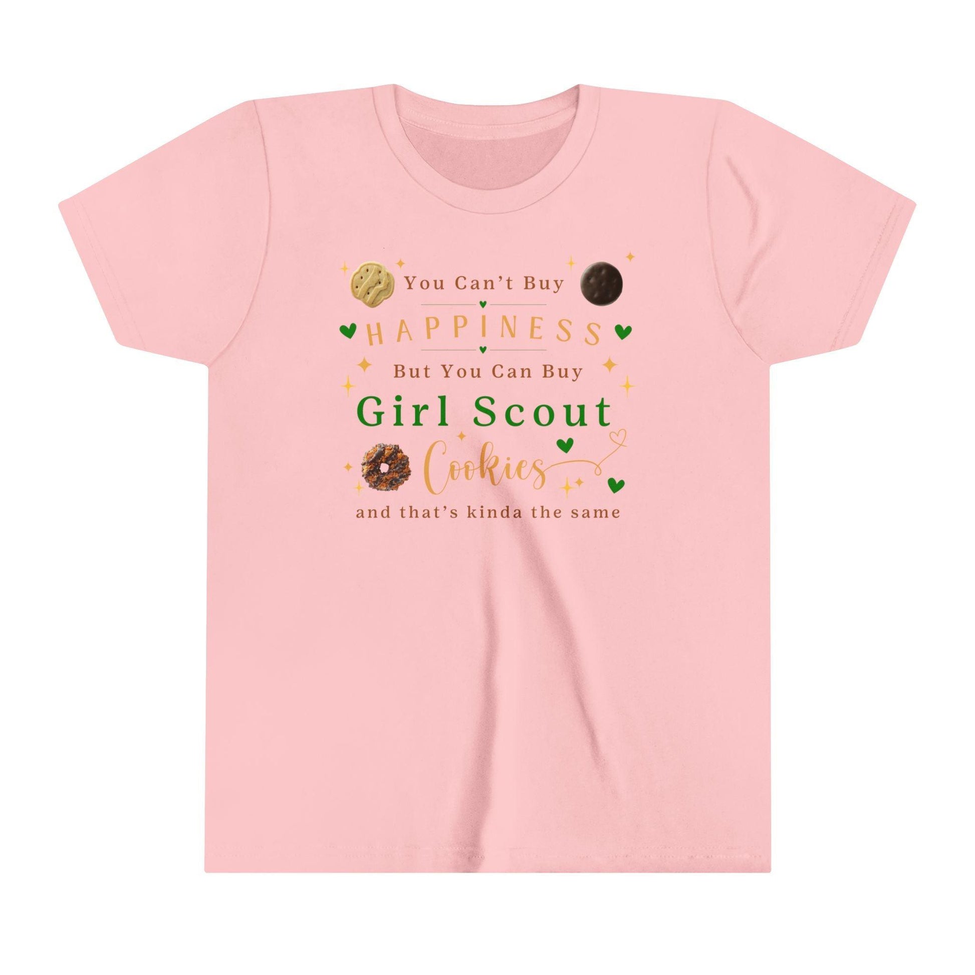 You Can't Buy Happiness, But... Girl Scout Cookies Youth Tee 🍪❤️ - Whippie's
