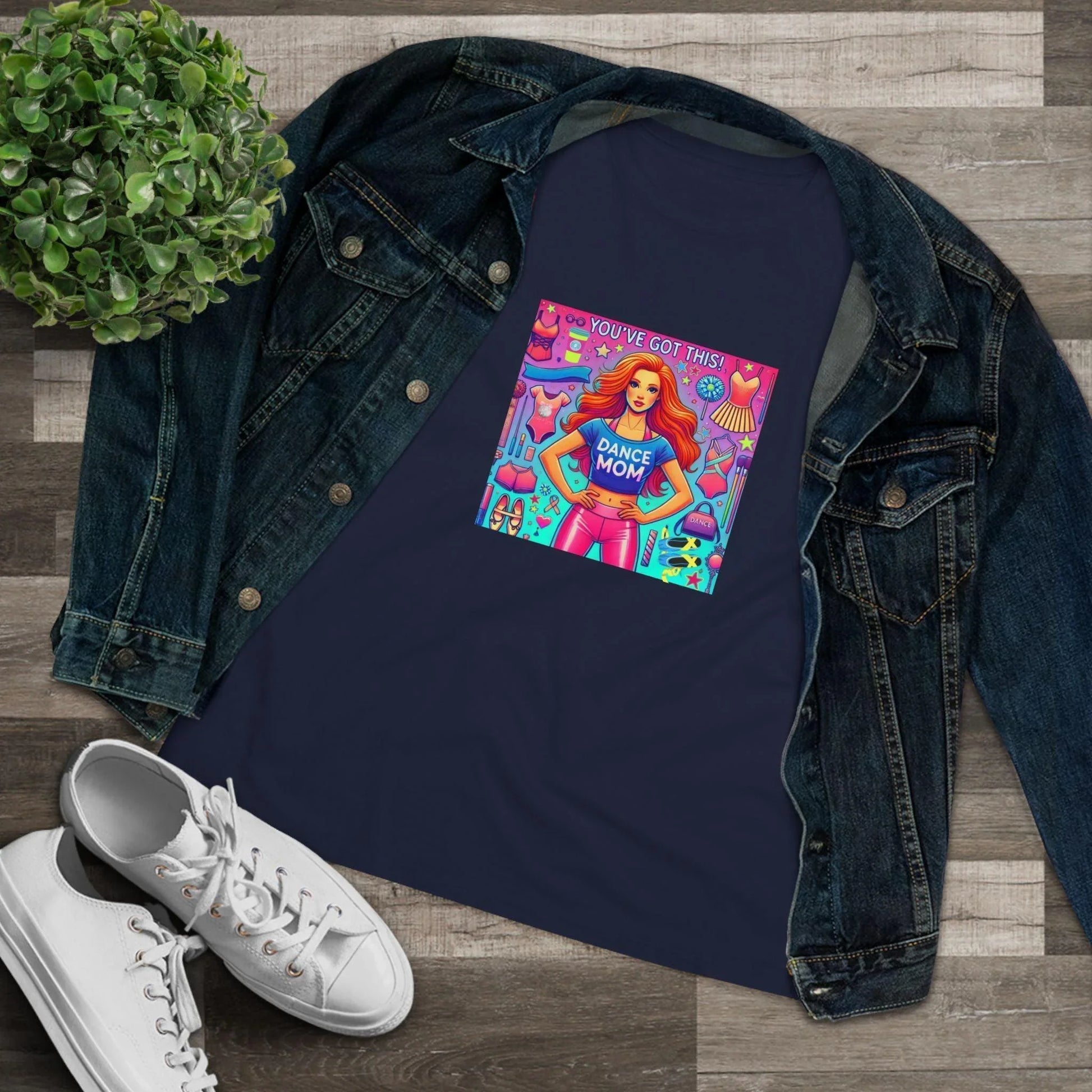 Dance Mom: You've Got This - Red Hair Mom - Women's Softstyle Tee - Whippie's
