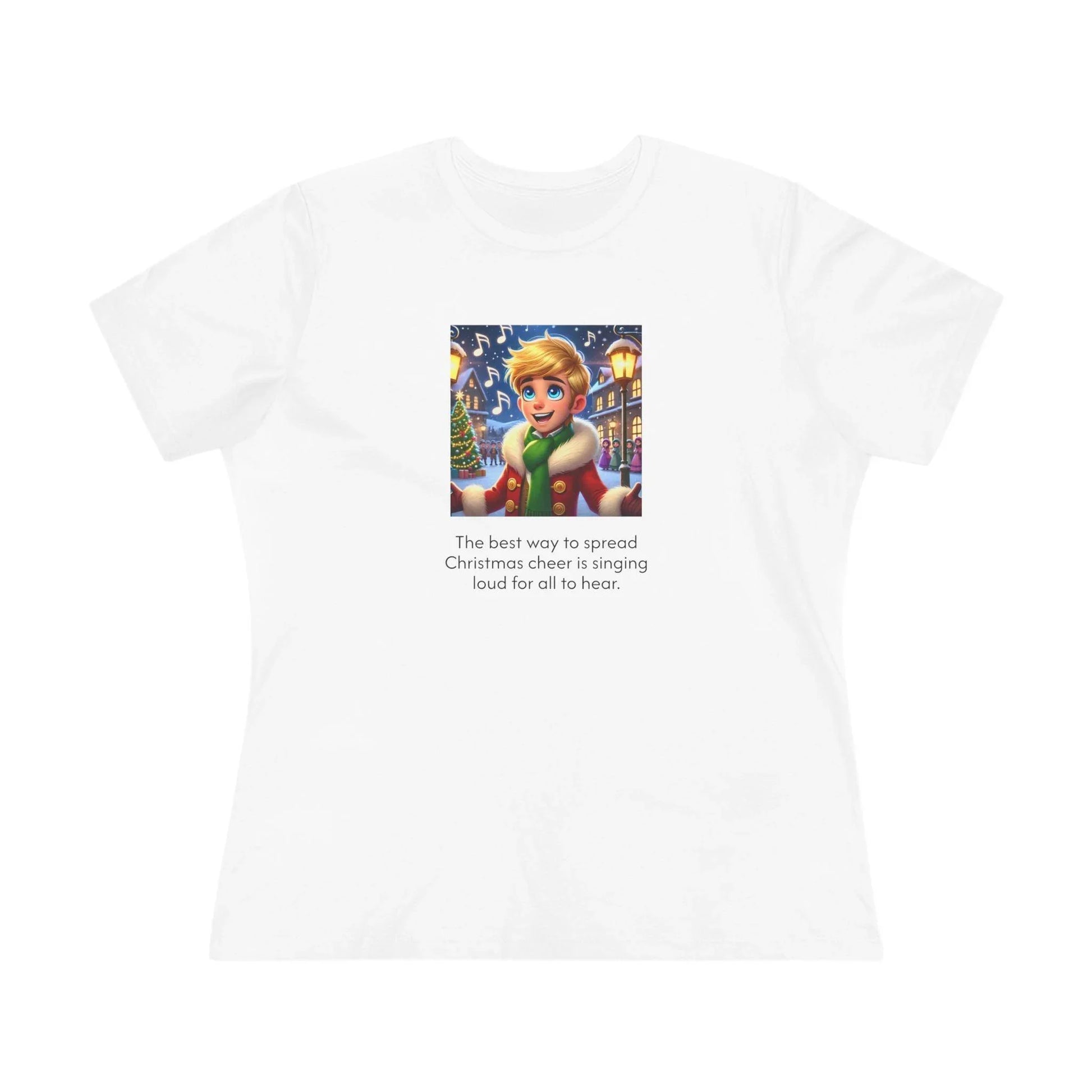 Caroler - Christmas Cheer - BHB Boy - Women's Tee - Whippie's