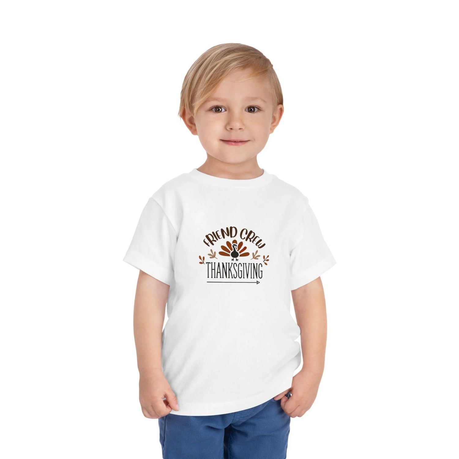 Thanksgiving Friend Crew - Toddler Short Sleeve Tee - Whippie's