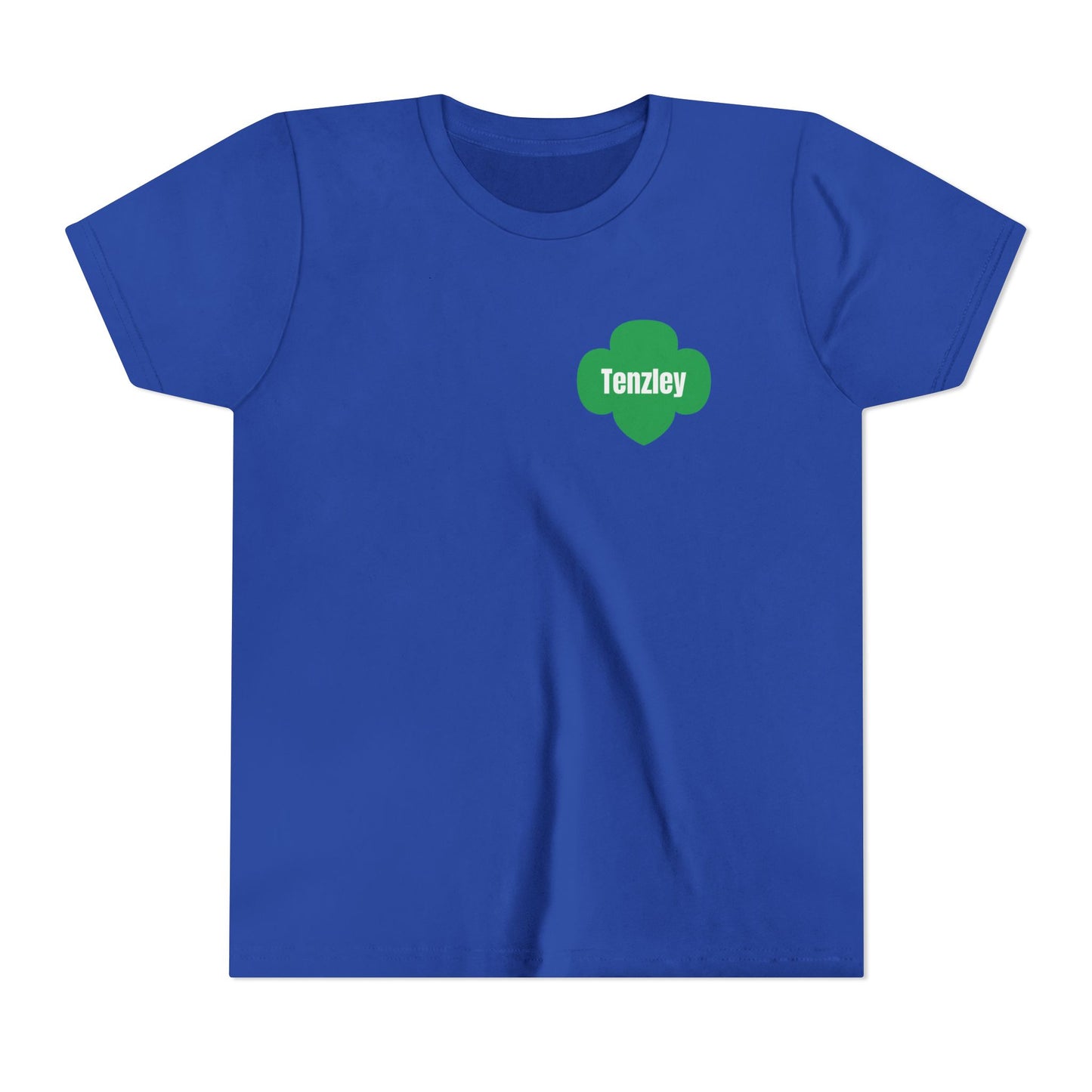 Personalized Girl Scout Trefoil Troop Tee | Girls Lead the Way -Youth