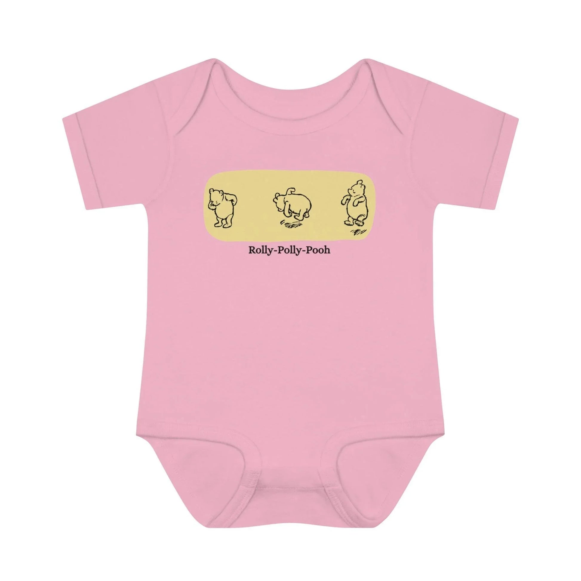 🧸 Rolly-Polly Pooh Onesie 🍯 Unisex Onesie ✨ A classic tale for a cuddly baby! - Whippie's