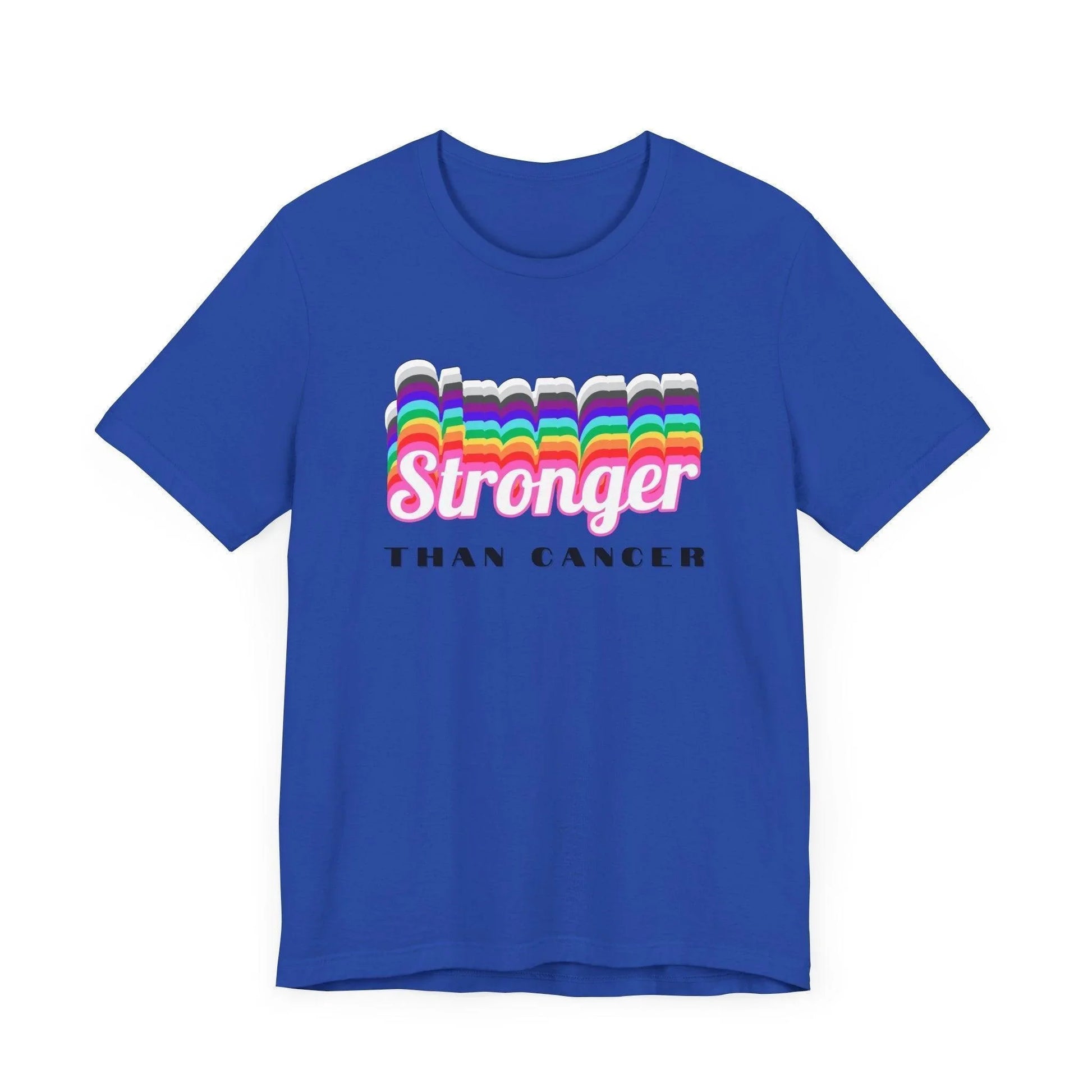 💪 Stronger Than Cancer 🎗️ Unisex Jersey Tee ✨ Show your support, wear your strength. - Whippie's
