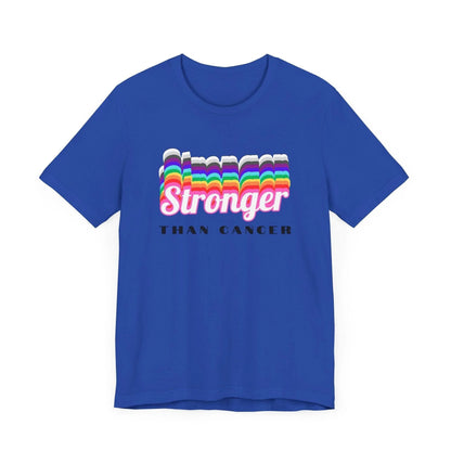 💪 Stronger Than Cancer 🎗️ Unisex Jersey Tee ✨ Show your support, wear your strength. - Whippie's