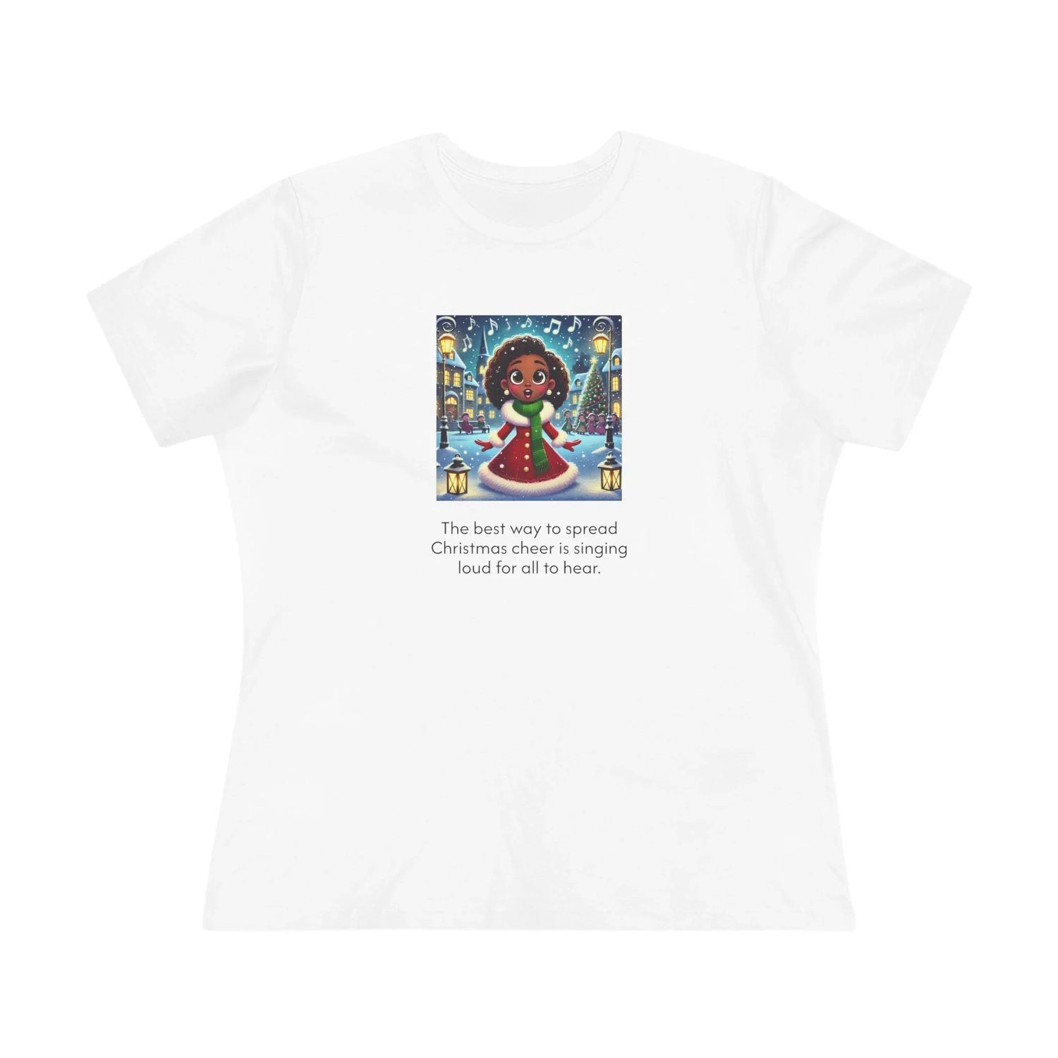 Caroler - Christmas Cheer - Younger BH Girl - Women's Tee - Whippie's