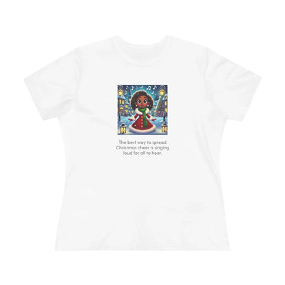 Caroler - Christmas Cheer - Younger BH Girl - Women's Tee - Whippie's
