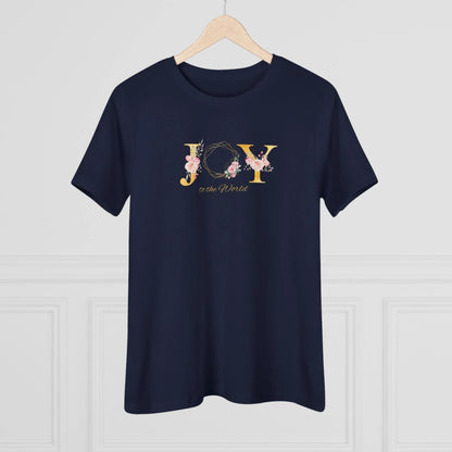JOY to the World Women's Softstyle T-Shirt 🎄🌎💐 ✨ - Whippie's