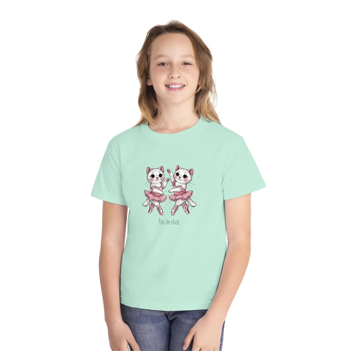 🐈‍⬛ Pas de Chat 🩰 Youth Midweight Tee ✨ - Whippie's