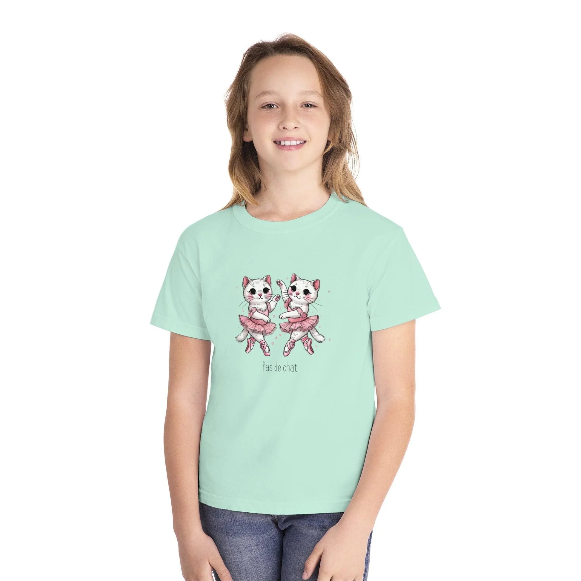 🐈‍⬛ Pas de Chat 🩰 Youth Midweight Tee ✨ - Whippie's