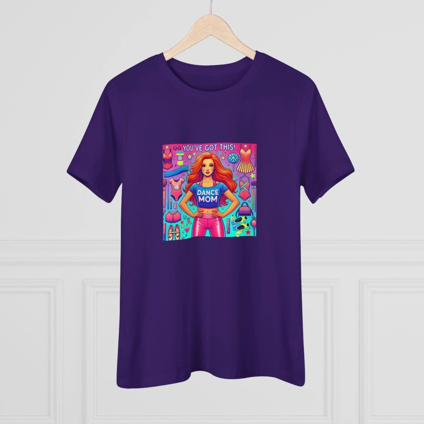 Dance Mom: You've Got This - Red Hair Mom - Women's Softstyle Tee - Whippie's
