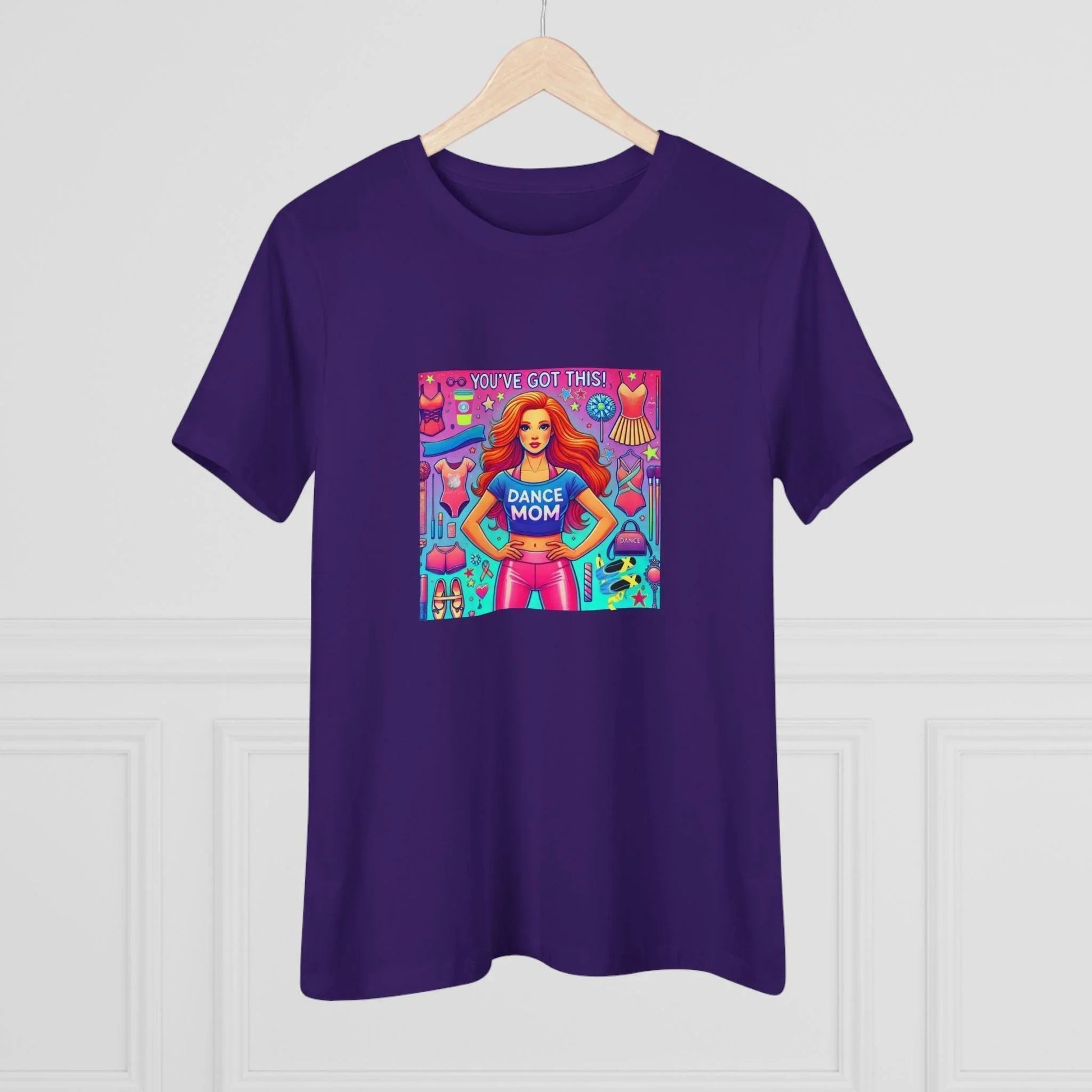 Dance Mom: You've Got This - Red Hair Mom - Women's Softstyle Tee - Whippie's