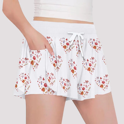 Red Sox Love Youth Butterfly Shorts - FREE Shipping! - Whippie's