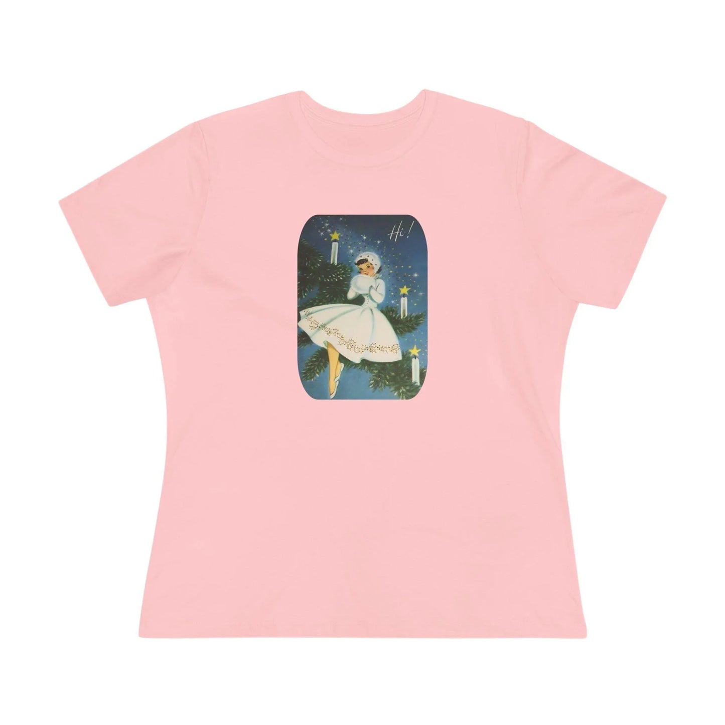 Hi! Lady in White - Women's Tee - Whippie's