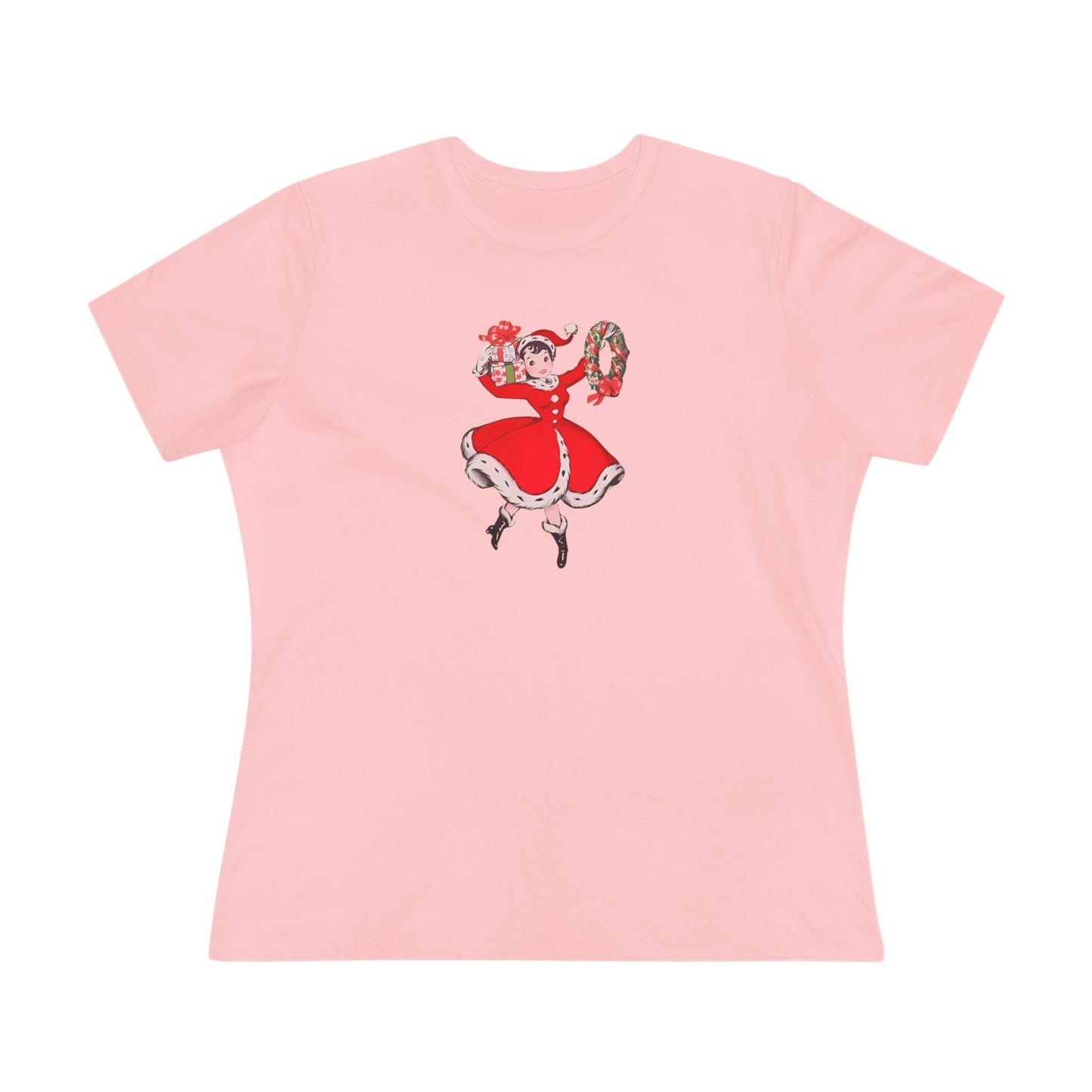 Retro Woman with Wreath - Women's Softstyle Tee - Whippie's