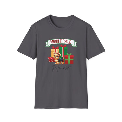 Middle Child, The Favorite 🎁🐶 Yorkie - Unisex Tee! 🎁👑 - Whippie's