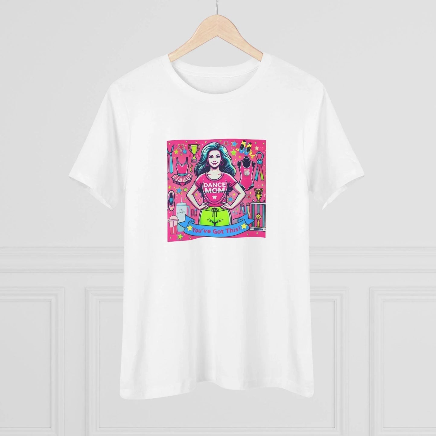 Dance Mom Magic (Brunette Mom) - A Colorful Celebration 🌈 - Women's Softstyle Tee - Whippie's