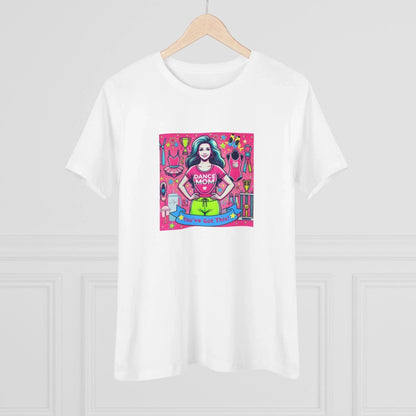 Dance Mom Magic (Brunette Mom) - A Colorful Celebration 🌈 - Women's Softstyle Tee - Whippie's