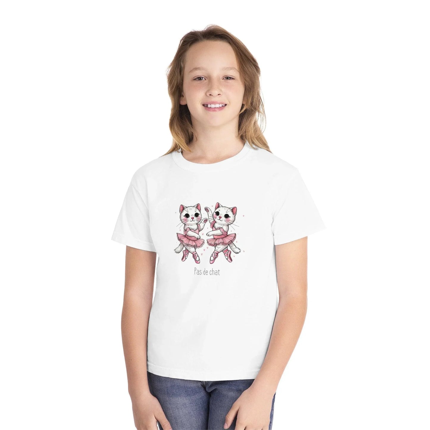 🐈‍⬛ Pas de Chat 🩰 Youth Midweight Tee ✨ - Whippie's
