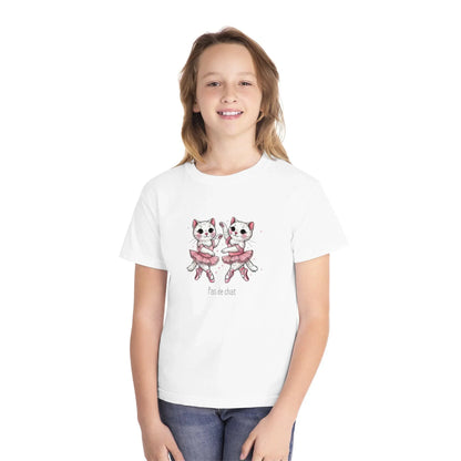 🐈‍⬛ Pas de Chat 🩰 Youth Midweight Tee ✨ - Whippie's