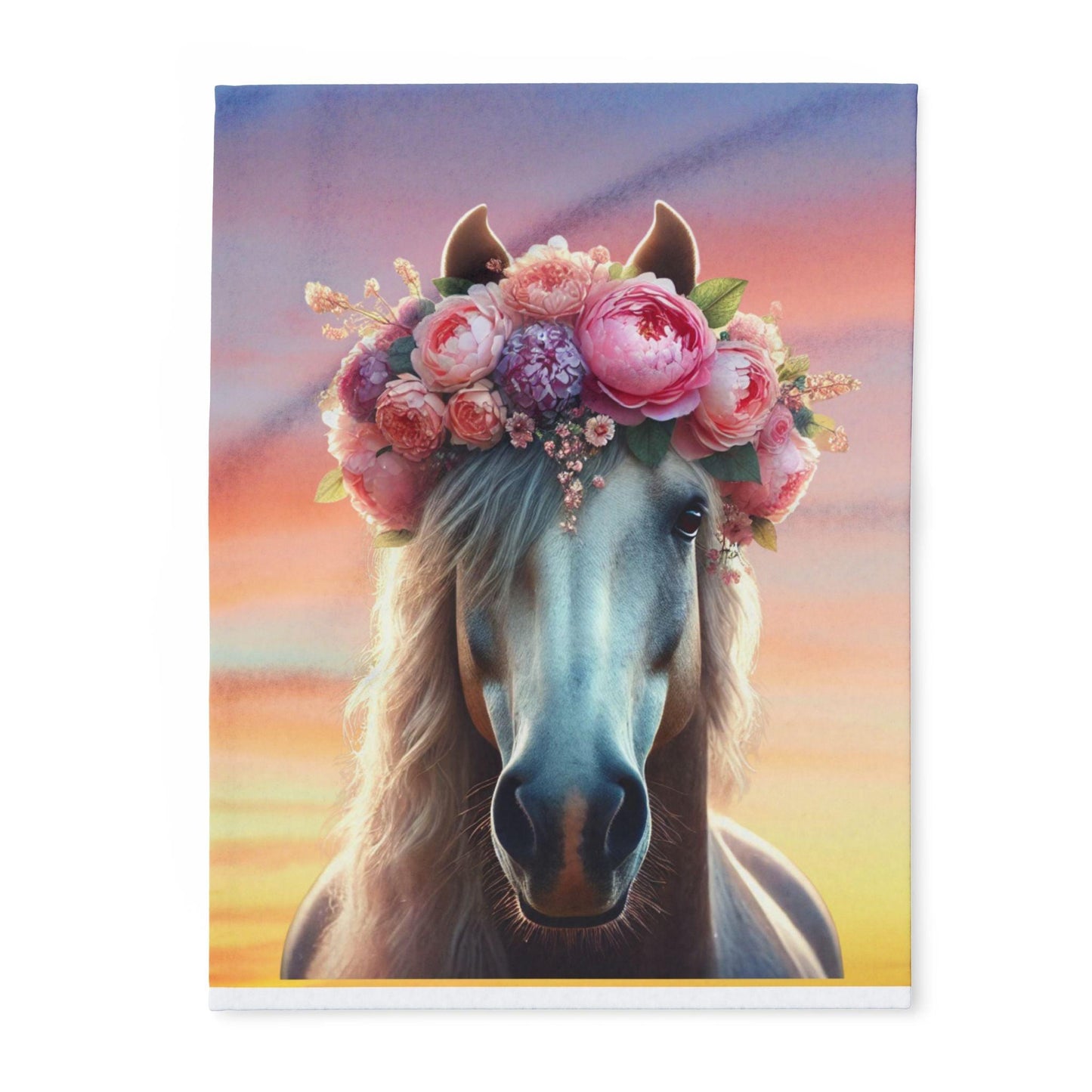 Horse Dreams Arctic Fleece Blanket - Cozy Up with Equestrian Charm! 🐴✨ - Whippie's