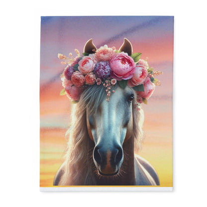 Horse Dreams Arctic Fleece Blanket - Cozy Up with Equestrian Charm! 🐴✨ - Whippie's