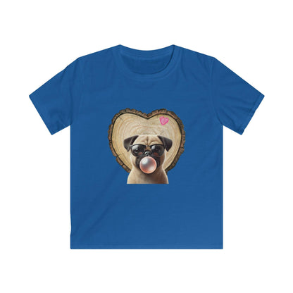 Pug Love - Youth Tee - 🐶💕 Spread the Love with a Bubbly Pug! 💕🐶 - Whippie's