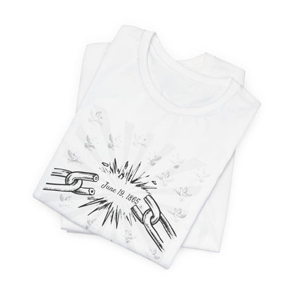 Juneteenth: Celebrating Freedom, Inspiring Peace Unisex Tee