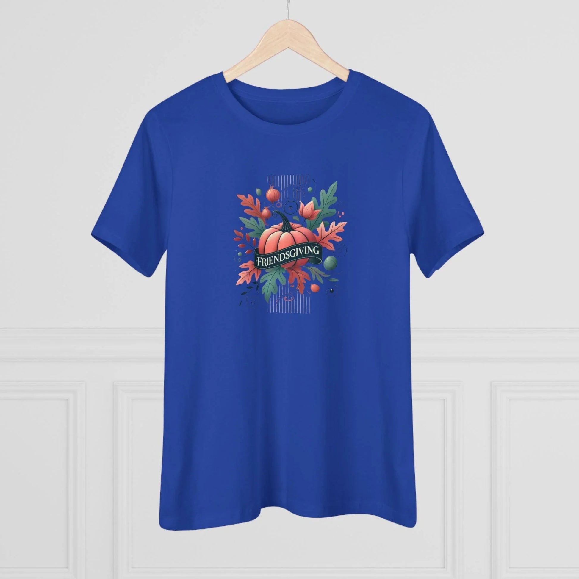 Friendsgiving Whimsical Pumpkin - Women's Softstyle Tee - Whippie's