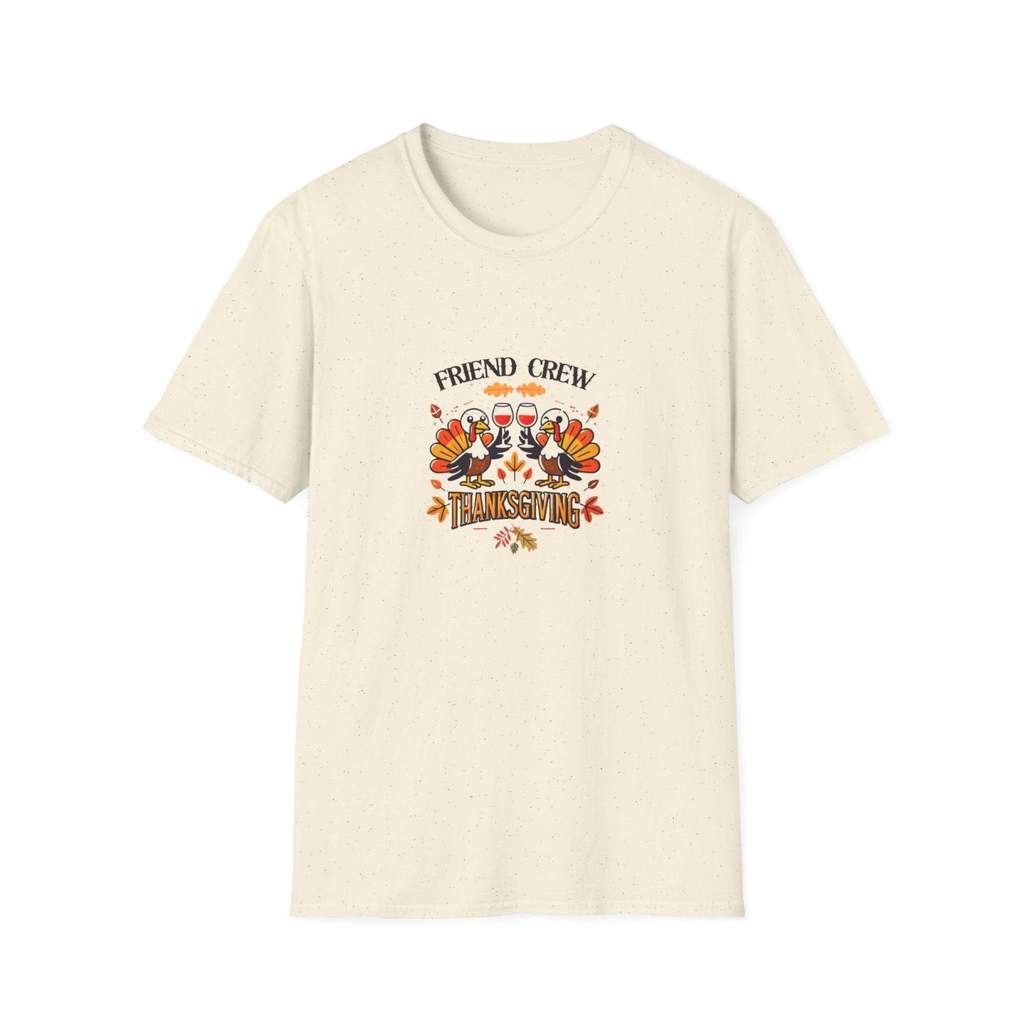 Thanksgiving Friends Crew - Cheers to the Crew! 🦃🥂🍁 Unisex T-Shirt - Whippie's